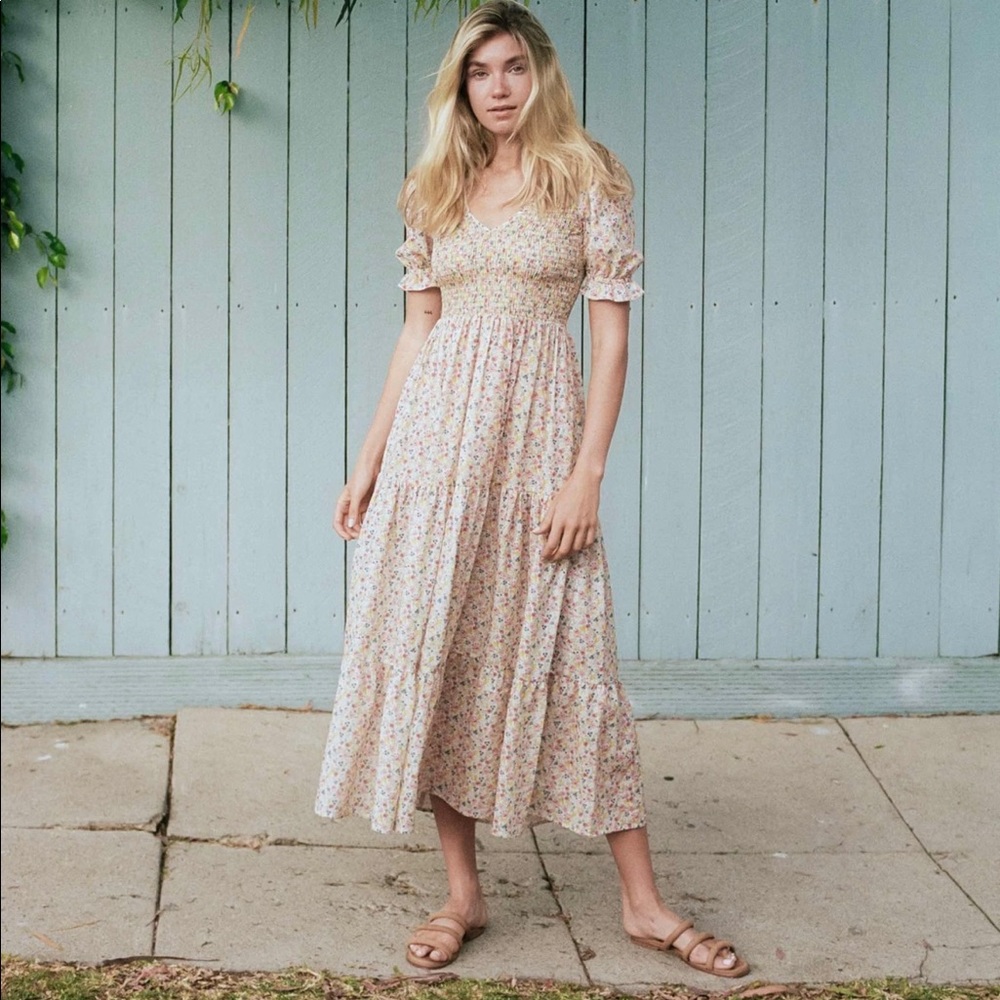 CHRISTY DAWN Brooklyn Dress in honey blossom Size S